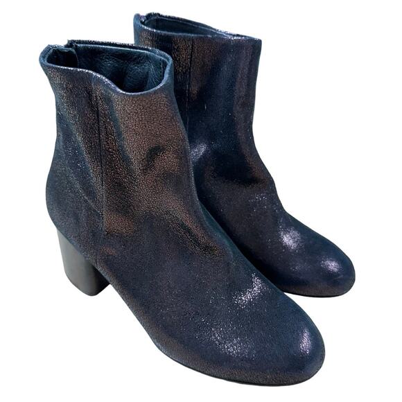 Rag & Bone NWOB Drea Ankle Boot Copper Metallic Leather Size 35 (US 5) Back Zip - Picture 1 of 8